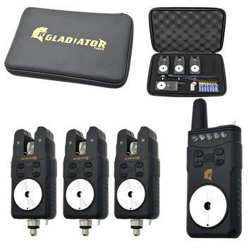 Набор сигнализаторов GLADIATOR RF698 3+1 Black с пейджером PR_RF6983 фото