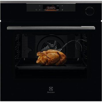 Electrolux Духовой шкаф электрический, 72л, А+, пар, дисплей, конвекция, пиролиз, ф-ция пароварки, RC_KOCBP39H фото