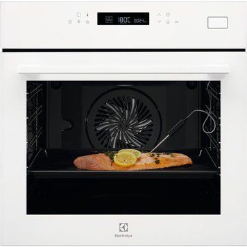 Electrolux Духова шафа електрична, 70л, А+, пара, дисплей, конвекція, ф-ція пароварки, біла RC_EOB7S31V фото