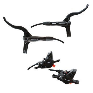 Тормоз дисковый гидравл. без роторов F900мм R1500мм SHIMANO MT410 VT_DISC-079 фото
