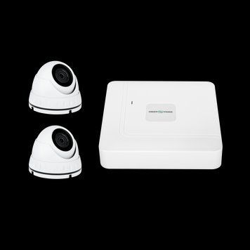 Комплект видеонаблюдения уличный на 2 антивандальные камеры GV-K-W63/02 2MP (Lite) LP_19732 фото