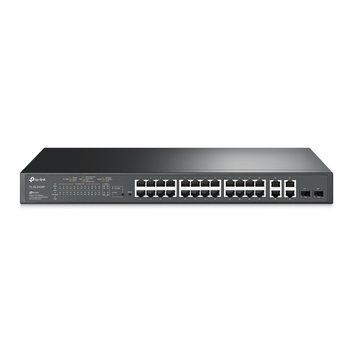 Комутатор TP-LINK TL-SL2428P 24xFE(24xPoE), 4xSFP, 250Вт, Некерований RC_TL-SL2428P фото