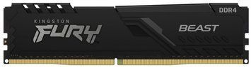 Память ПК Kingston DDR4 32GB KIT (16GBx2) 2666 FURY Beast RC_KF426C16BBK2/32 фото