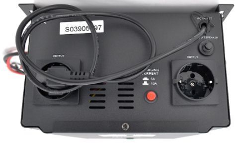 ДБЖ з правильною синусоїдою Europower PSW-EP500WM12 (300 Вт) 5/10А настінний, під зовнішню АКБ 12В , Q2 (355*325*215) 5 кг U_14822 фото