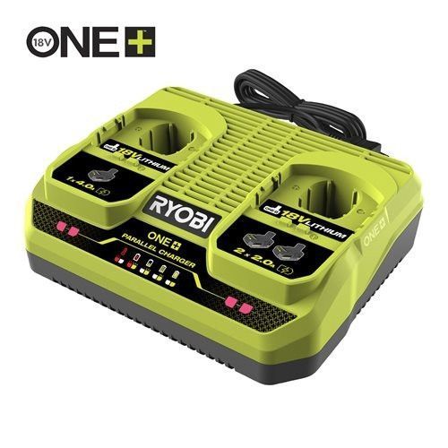 Зарядний пристрій двопортовий Ryobi RC18240G, 18В ONE+, 4А. RC_5133005581 фото