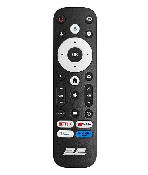 2E Телевизор 55" LED 4K 60Hz Smart Google TV Black RC_2E-55A07K фото