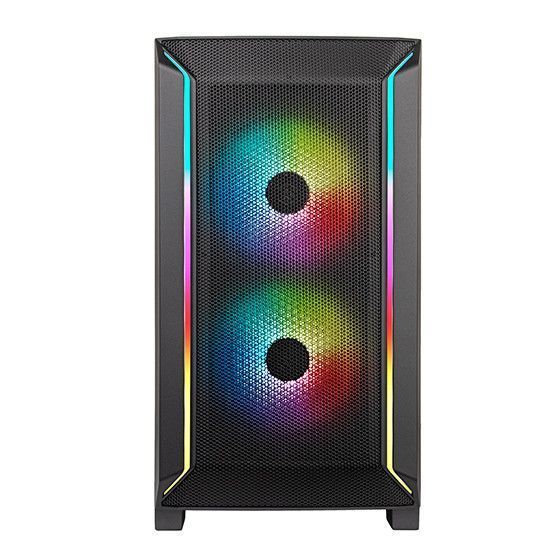 Корпус FARA FA312Z-BG, без БП, 2xUSB3.0, 2x140mm ARGB fan, TG Side Panel, mATX, Black SilverStone RC_SST-FA312Z-BG фото
