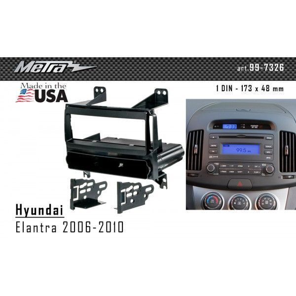Переходная рамка Metra 99-7326 для Hyundai Elantra 2006-2010 AV_99-7326 фото