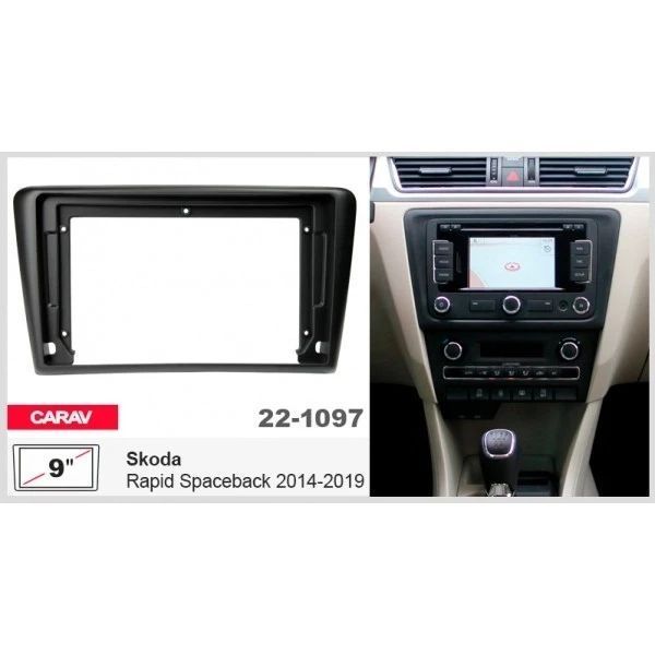 Переходная рамка Skoda Rapid Spaceback Carav 22-1097 AV_22-1097 фото