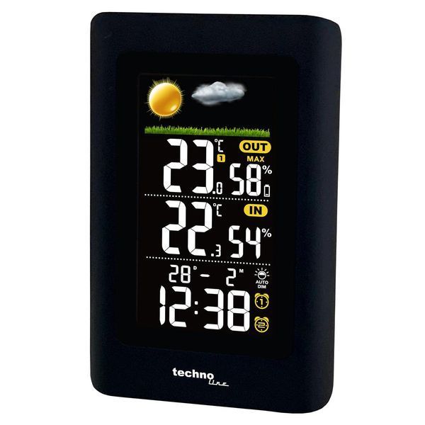 Метеостанція Technoline WS6447 Black (WS6447) (без акумулятора та зарядного пристрою) DS_DAS301180 фото