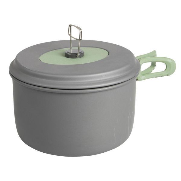 Набор посуды Bo-Camp Explorer XL 4 Pieces Hard Anodized Grey/Green (2200249) DS_DAS302116 фото