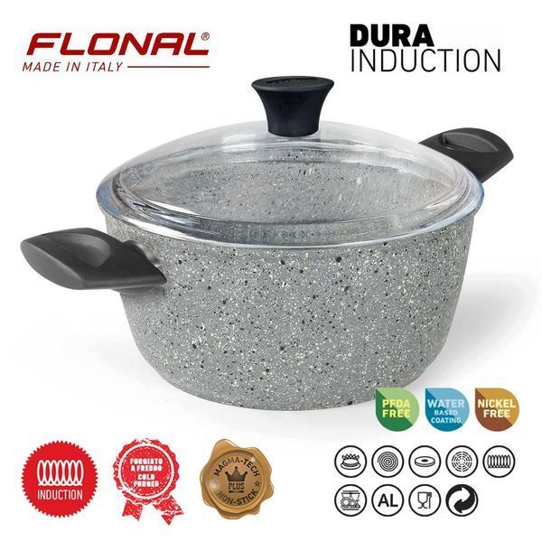 Кастрюля Flonal Dura Induction 4,3 л з кришкою (DUICV2430) DS_DAS301929 фото