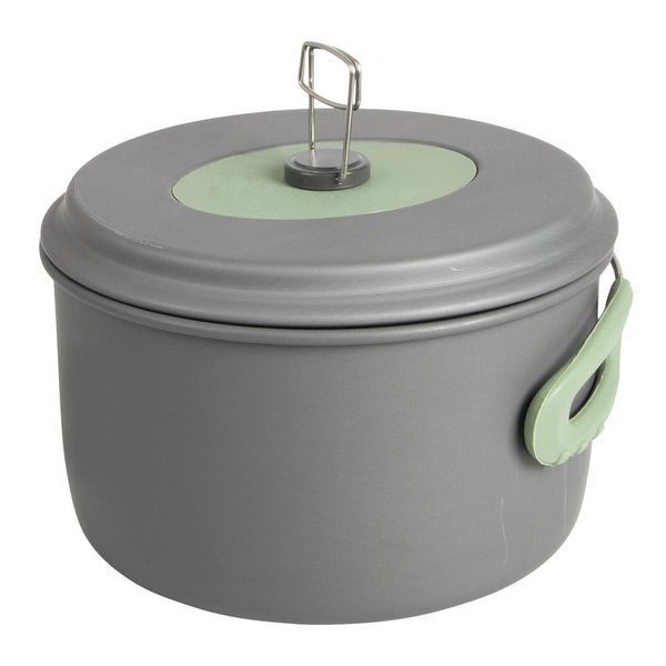 Набор посуды Bo-Camp Explorer XL 4 Pieces Hard Anodized Grey/Green (2200249) DS_DAS302116 фото