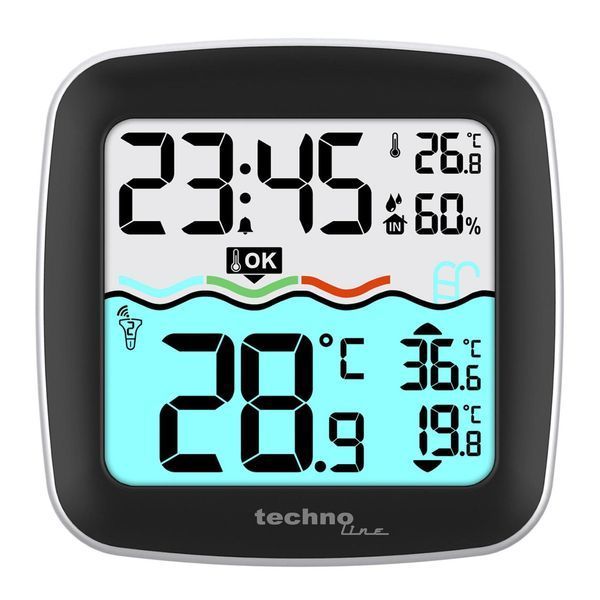 Термогігрометр Technoline WS9059 Black (WS9059) DS_DAS302450 фото