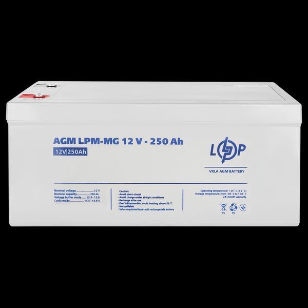 Акумулятор мультигелевий LPM-MG 12V - 250 Ah LP_4198 фото