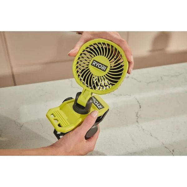 Акумуляторний вентилятор із затискачем Ryobi RCF4-0 HY_99911432 фото