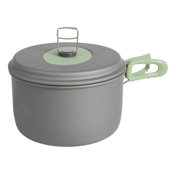 Набор посуды Bo-Camp Explorer XL 4 Pieces Hard Anodized Grey/Green (2200249) DS_DAS302116 фото