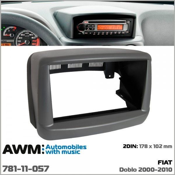 Перехідна рамка AWM 781-11-057 для Fiat Doblo 2000-2010 AV_781-11-057 фото