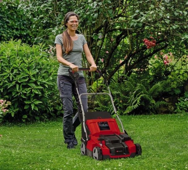 Аератор-скарифікатор Einhell GE-SA 1435/1 1400Вт 35см ножі 16шт 10.18кг RC_3420690 фото