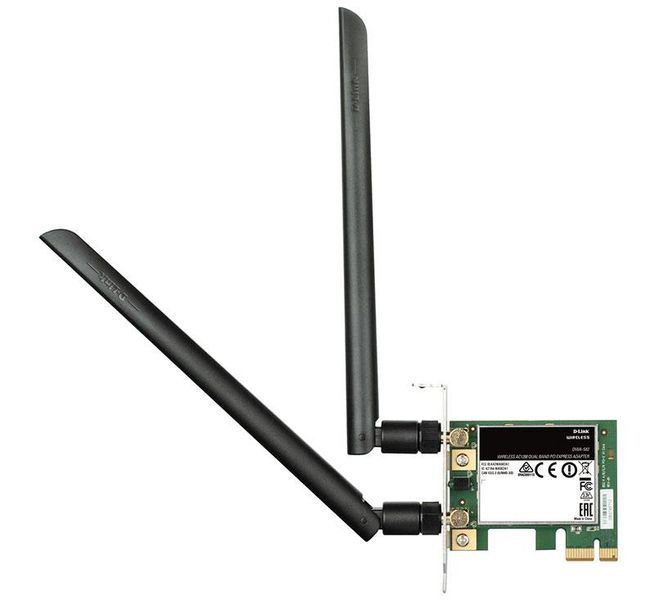 WiFi адаптер D-Link DWA-582 rev B, AC1200, PCI-express RC_DWA-582 фото