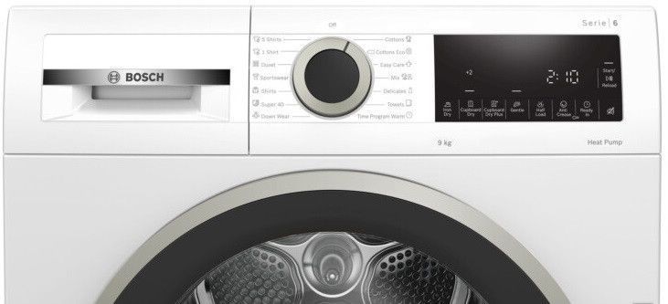 Сушильна машина Bosch тепловий насос, 9кг, A++, 60см, дисплей, білий RC_WQG14200UA фото