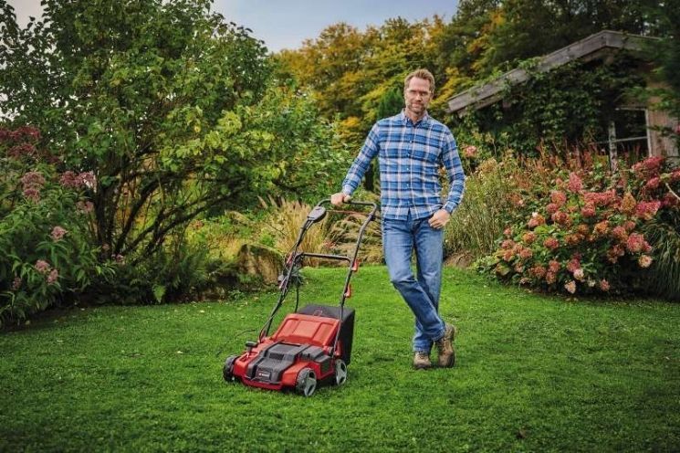 Аератор-скарифікатор Einhell GE-SA 1435/1 1400Вт 35см ножі 16шт 10.18кг RC_3420690 фото