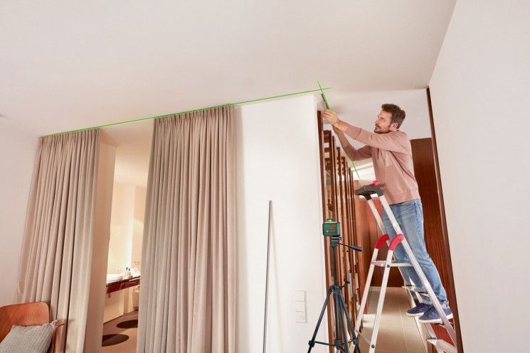 Bosch Нівелір лазерний UniversalLevel 360 Set, до 24м, &plusmn;0.4мм/м, TT150+високий, 0.56кг RC_0.603.663.B04 фото
