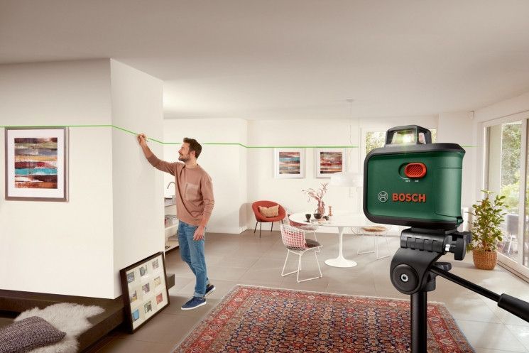 Bosch Нівелір лазерний UniversalLevel 360 Set, до 24м, &plusmn;0.4мм/м, TT150+високий, 0.56кг RC_0.603.663.B04 фото