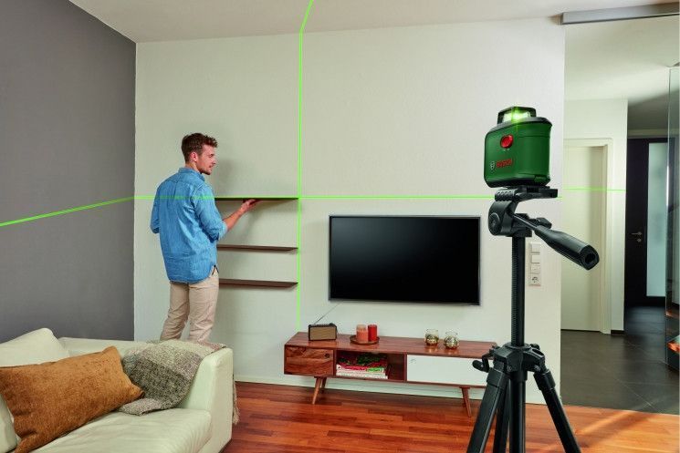 Bosch Нівелір лазерний UniversalLevel 360 Set, до 24м, &plusmn;0.4мм/м, TT150+високий, 0.56кг RC_0.603.663.B04 фото
