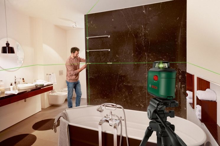 Bosch Нівелір лазерний UniversalLevel 360 Set, до 24м, &plusmn;0.4мм/м, TT150+високий, 0.56кг RC_0.603.663.B04 фото