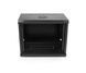 Шафа Merlion 9U, 600*350*500 (Ш*Г*В) мм загартоване скло, чорна, сталь 1,2мм, із замком (у розібраному вигляді!!!), Black U_36528 фото 3