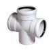 Крестовина одноплоскостная Raupiano Plus, 110-110-50-87&deg; Rehau