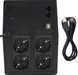Пристрій безперебійного живлення GEAR 1000VA/720W LED plastic RJ45+USB (GU-1000PL) IP_GU-1000PL фото 2