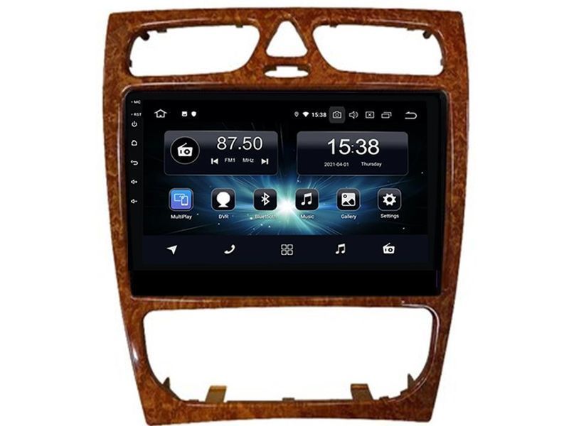 Штатная автомагнитола FORS.auto FS 2 ULTRA для Mercedes Benz C-Class (W203)/CLK-Class (W209) (9 inch, wooden) FA_FS-1913 фото