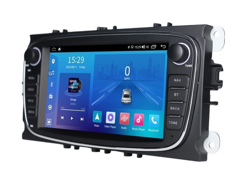 Штатна автомагнітола FORS.auto FS 2 ULTRA для Ford Focus/Mondeo/S-Max/C-Max/Kuga/Fiesta/Fusion (2+32Gb, 7", black) 2007-2011 FA_2 ULTRA-FDBO фото