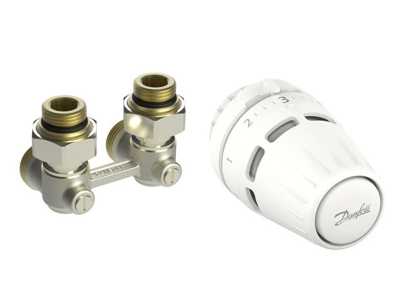 Danfoss Комплект термостатичний Regus RA+RLV-KB, 1/2", кутовий RC_015G5309 фото