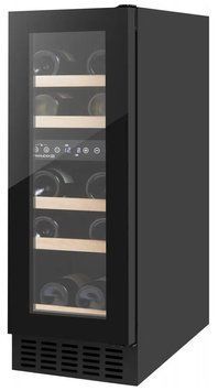 Холодильник Philco для вина, 85х29.5х57, холод.відд.-47л, зон - 2, бут-17, дисплей, підсвічування, чорний RC_PW17GDFB фото