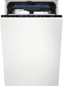 Посудомийна машина Electrolux вбудована, 10компл., A++, 45см, дисплей, інвертор, 3й кошик, чорний RC_ETM43211L фото
