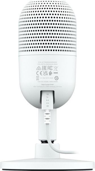 Мікрофон геймерський Seiren V3 Mini, Omni, USB-A, 1.2м, білий Razer RC_RZ19-05050300-R3M1 фото
