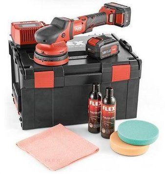 Аккумуляторная эксцентриковая полировальная шлифмашина FLEX XCE 8 125 18.0-EC/5 HY_461245 фото