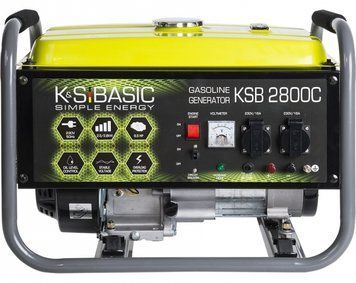 Генератор бензиновий Konner&Sohnen Basic KSB 2800C, 230В, 2.8кВт, ручний стартер, 36.6кг RC_KSB2800C фото