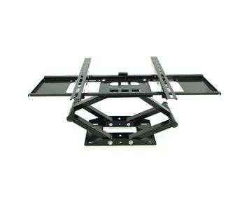 Кронштейн для TV PiPo PP-DZ062, 32"-46"-65", до 45кг, , кут нахилу &plusmn;15&deg;, Чорний U_01674 фото