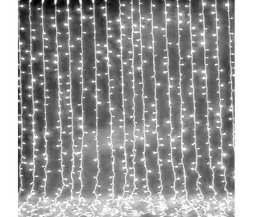 Гірлянда 480LED (Водоспад) White, 8 режимів, 3*2метри, біла ізоляція U_11118 фото