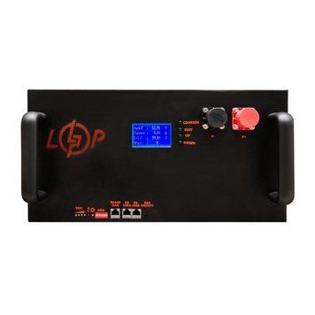 Акумулятор LP LiFePO4 51,2V - 230 Ah (11776Wh) (Smart BMS 200A/100А) з LCD метал RM LP_23628 фото
