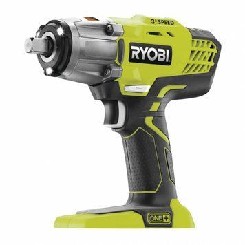 Гайковерт ударный Ryobi R18iW3-0, ONE+ 18В, 2900об/мин, 400Нм, 1/2", 3-х шв., 1.6кг, без АКБ и ЗП RC_5133002436 фото
