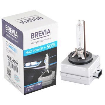Ксенонова лампа Brevia D1S +50%, 5500K, 85V, 35W PK32d-2, 1шт LI_85115MP фото