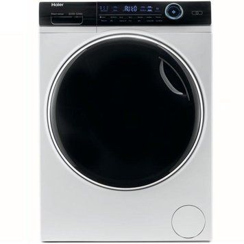 Стиральная машина Haier фронтальная, 10кг, 1400, A+++, 60см, дисплей, пара, инвертор, черный люк, прямой RC_HW100-B14979 фото