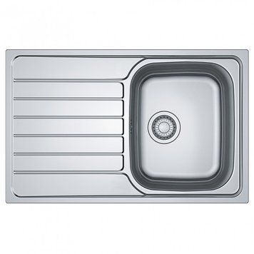 Мойка кухонная Franke Spark, нерж.сталь, прямоугольник, с крылом, 790х500х160мм, чаша - 1, накладная, SKL RC_101.0598.809 фото