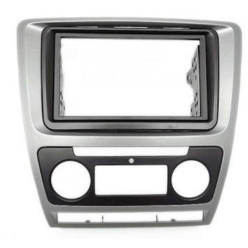Переходная рамка CARAV 11-258 для SKODA Octavia 2008-2013 (Auto Air-Conditioning) Grey AV_11-258 фото