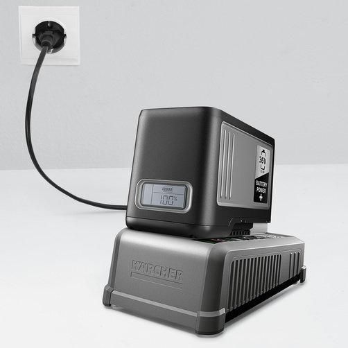 Швидкозарядний пристрій Karcher Battery Power+ 36/60, 36В, Вага: 0.933 кг RC_2.445-045.0 фото